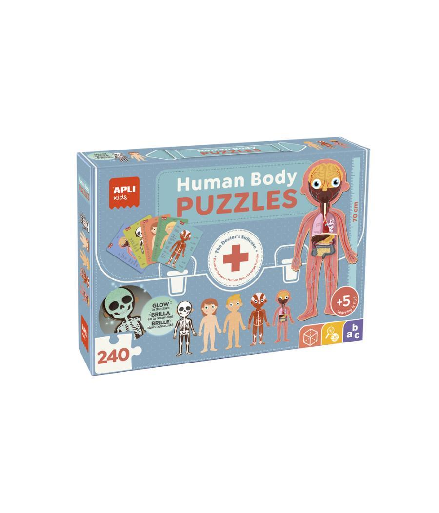 Puzle apli kids cuerpo humano 240 piezas