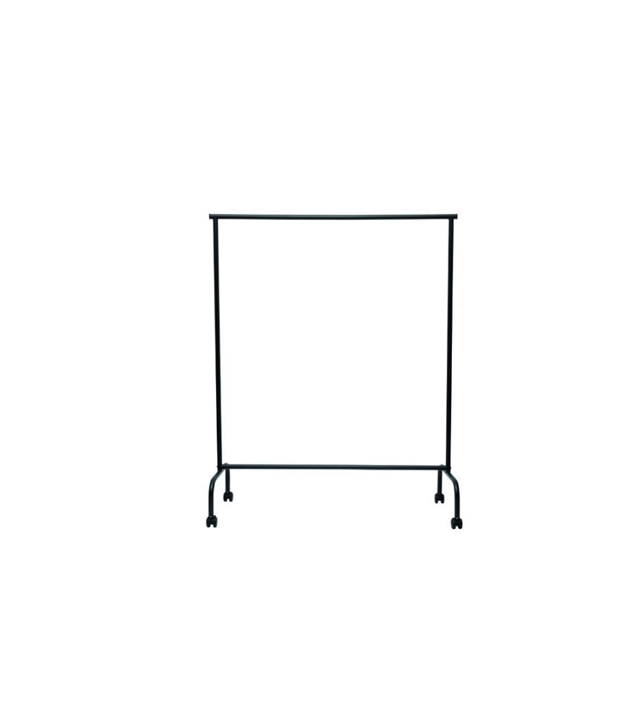 Perchero rocada maullimbo caballete extensible con ruedas color negro 1270x505x1570 mm