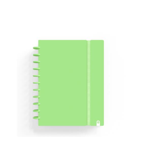 Cuaderno carchivo ingeniox foam a5 80h cuadricula verde pastel