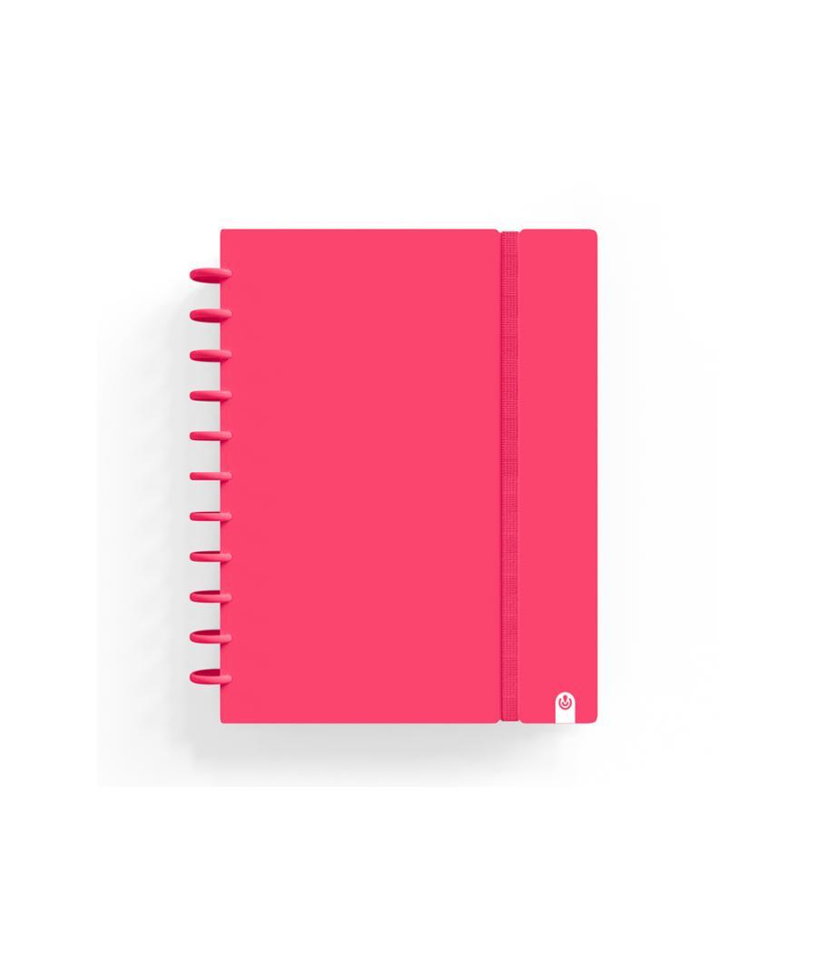 Cuaderno carchivo ingeniox foam a5 80h cuadricula rojo