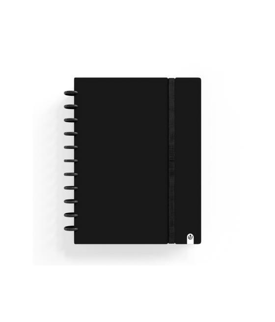 Cuaderno carchivo ingeniox foam a5 80h cuadricula negro