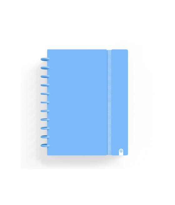 Cuaderno carchivo ingeniox foam a4 80h cuadricula azul pastel