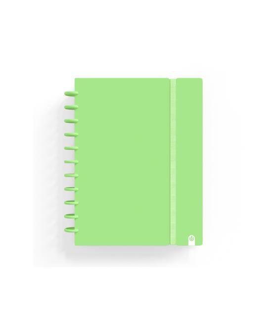 Cuaderno carchivo ingeniox foam a4 80h cuadricula verde pastel