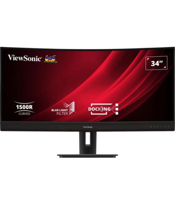 Viewsonic VG3456C pantalla para PC 86,4 cm (34") 3440 x 1440 Pixeles UltraWide Quad HD LED Negro