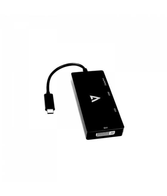 V7 V7UC-DPHDVGADVI-BLK Adaptador gráfico USB 3840 x 2160 Pixeles Negro