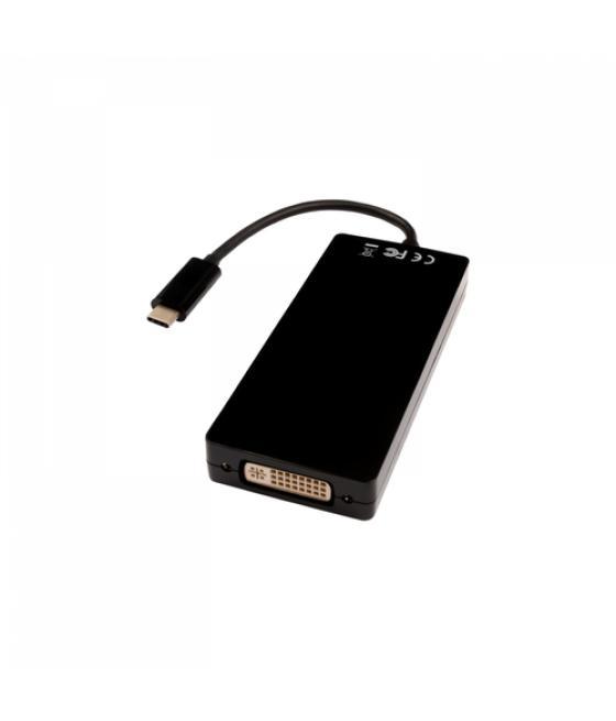 V7 V7UC-DPHDVGADVI-BLK Adaptador gráfico USB 3840 x 2160 Pixeles Negro