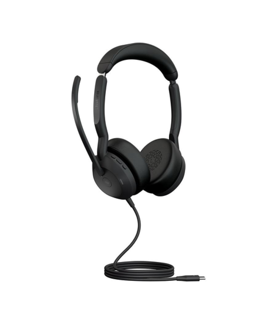 Jabra Evolve2 50 Auriculares Alámbrico Diadema Oficina/Centro de llamadas USB Tipo C Negro