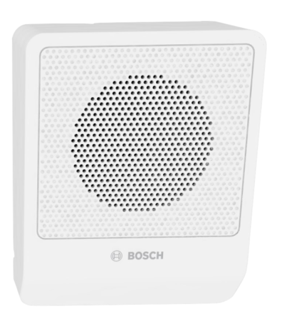 Bosch lb10-uc06-l caja acústica, 6w, angulada, blanco