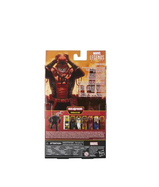 Figura hasbro marvel knights legends series build a figure mindless one daredevil