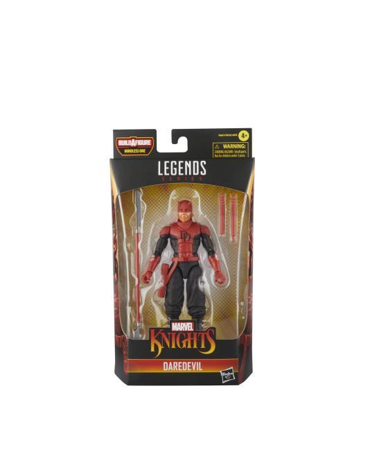 Figura hasbro marvel knights legends series build a figure mindless one daredevil