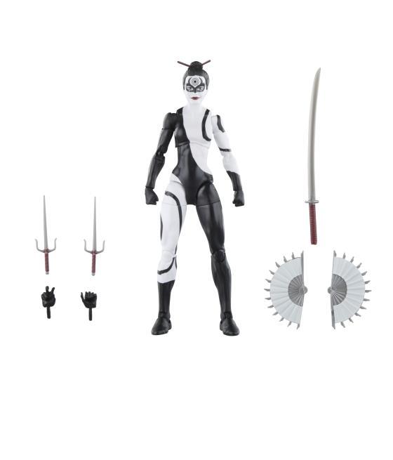 Figura hasbro marvel knights legends series build a figure mindless one bullseye