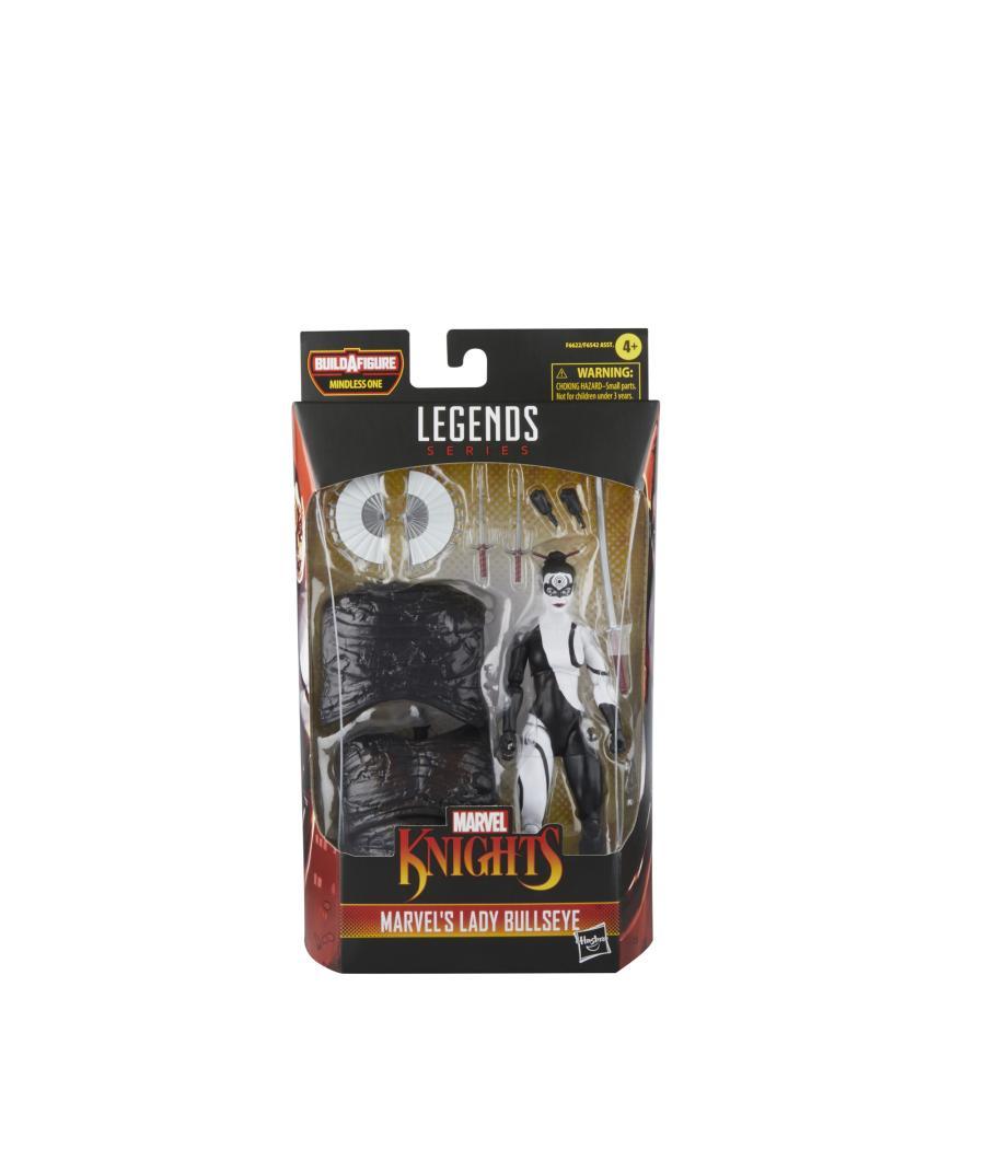 Figura hasbro marvel knights legends series build a figure mindless one bullseye