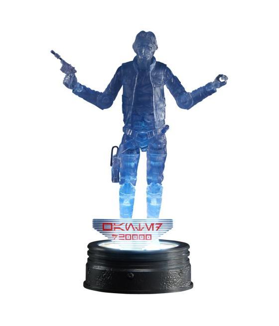 Figura hasbro star wars the black series holocomm collection han solo