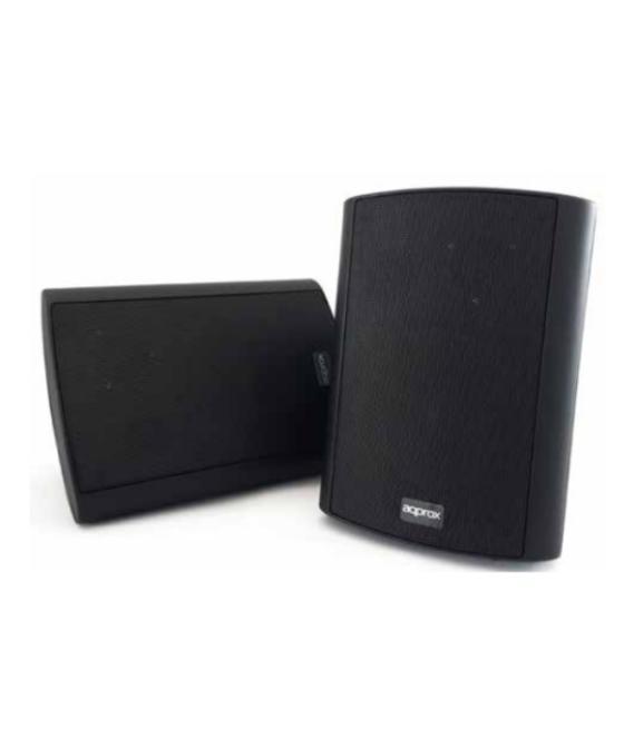 Altavoces 2.0 autoamplificados approx 30w por canal input 2xrca 1xjack 1x5 pin bt