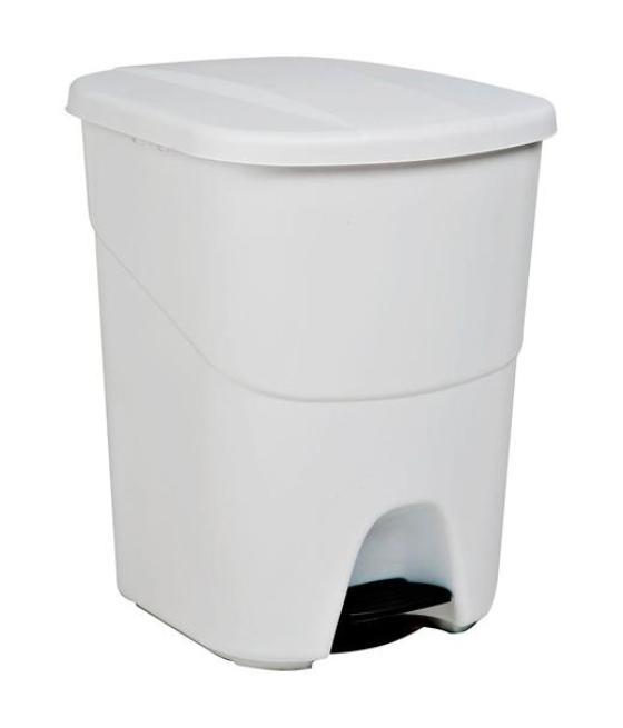 Denox cubo con pedal ecológico pedalbin 40l blanco