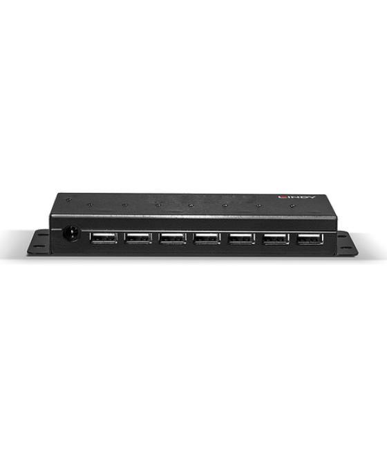 Lindy 42794 hub de interfaz USB 2.0 Type-B 480 Mbit/s Negro