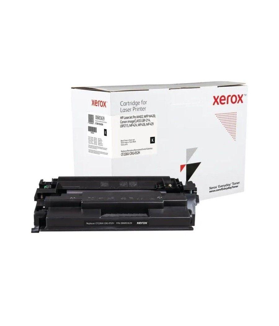 Tóner compatible Xerox 006R03639 compatible con HP CF226X/CRG-052H/ 9000 páginas/ Negro - Imagen 1