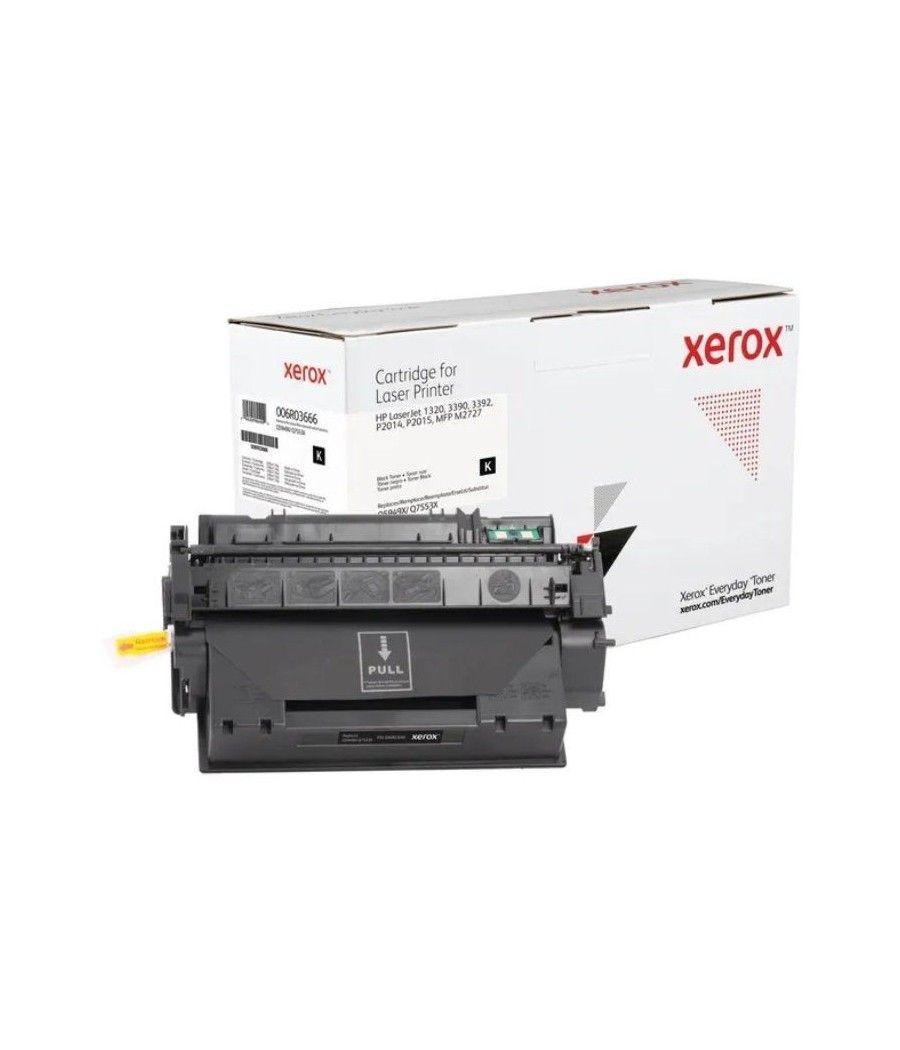 Tóner compatible Xerox 006R03666 compatible con HP Q5949X/Q7553X/ 6000 páginas/ Negro - Imagen 1