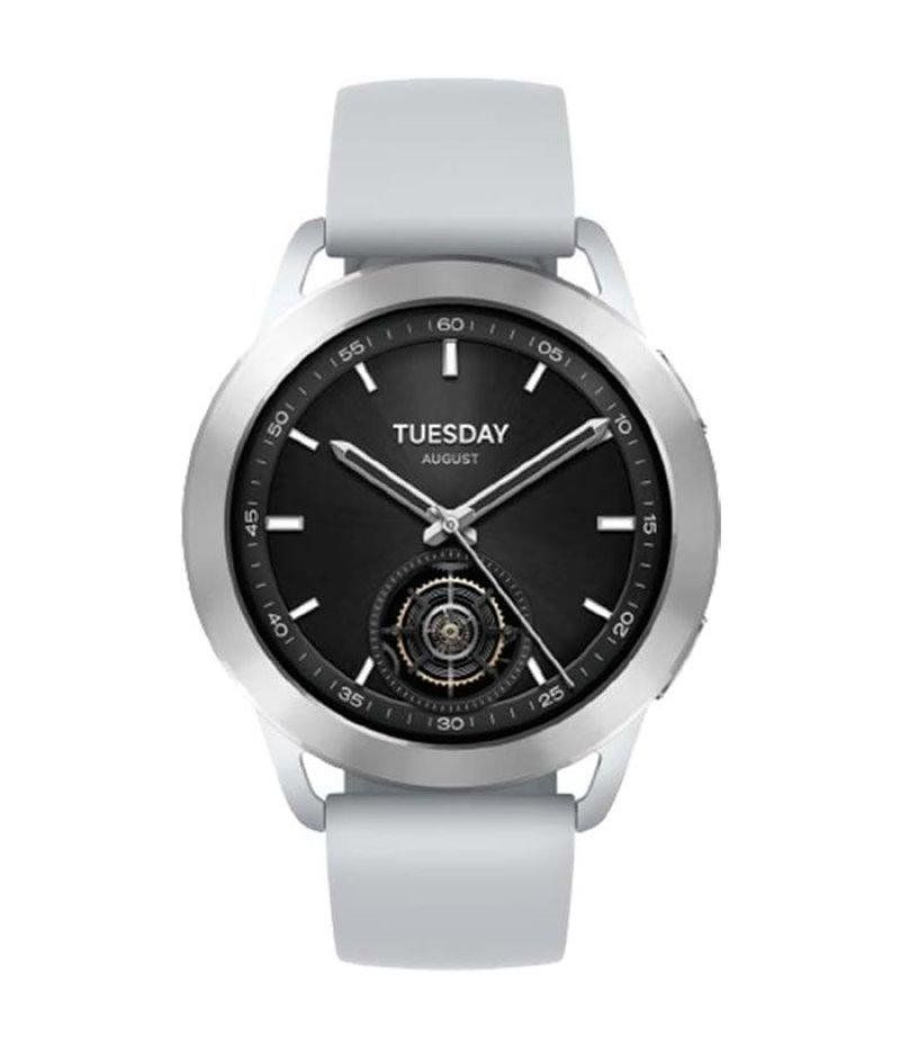 Smartwatch xiaomi watch s3/ notificaciones/ frecuencia cardíaca/ gps/ plata