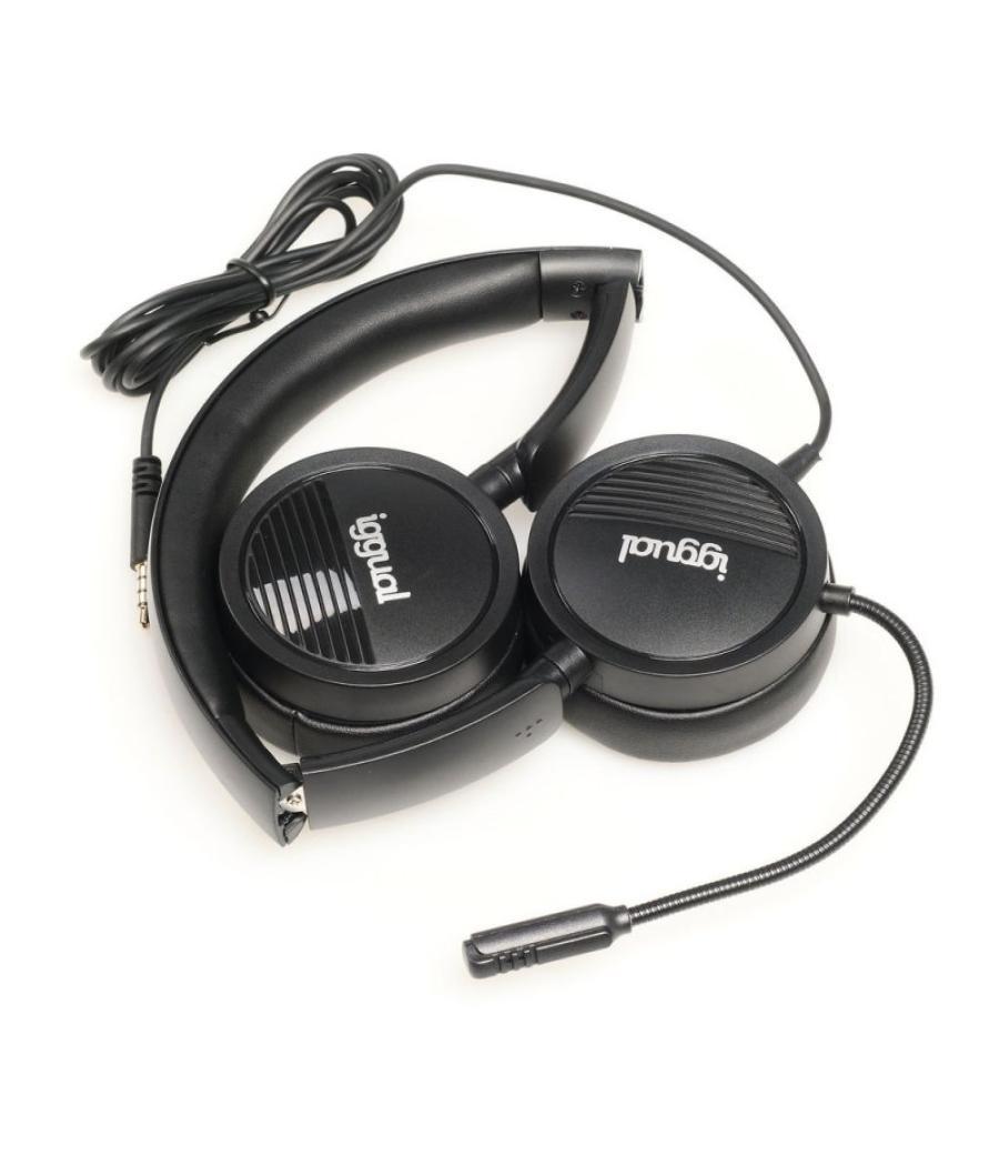 Iggual auriculares con micro dual tech usb/3,5 mm