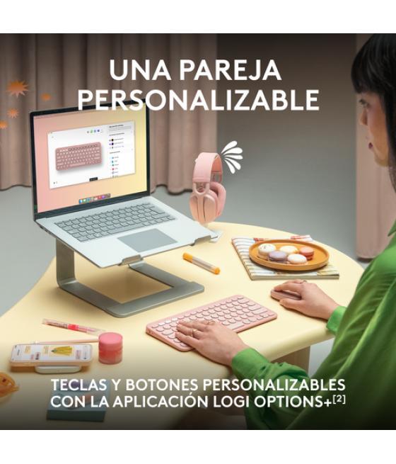 Logitech Pebble 2 Combo teclado Ratón incluido RF Wireless + Bluetooth QWERTY Español Grafito