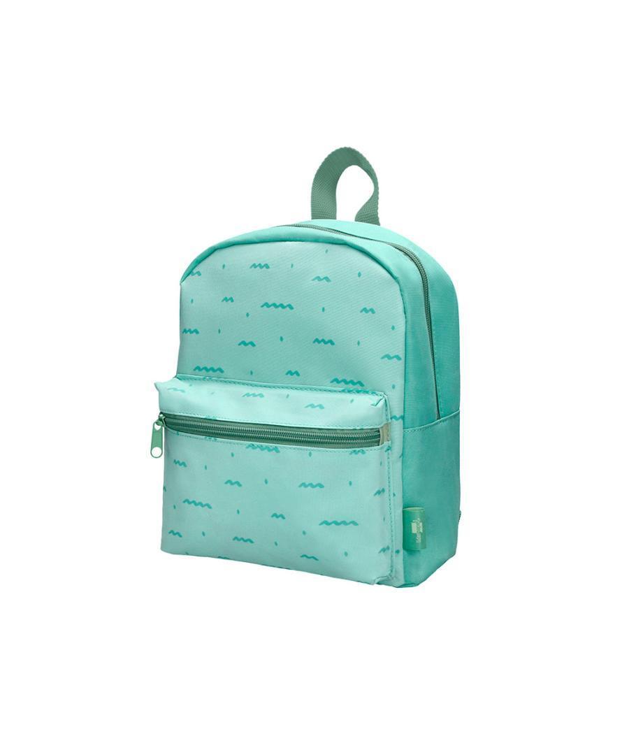 Cartera preescolar liderpapel mochila infantil diseño verde 250x115x210 mm