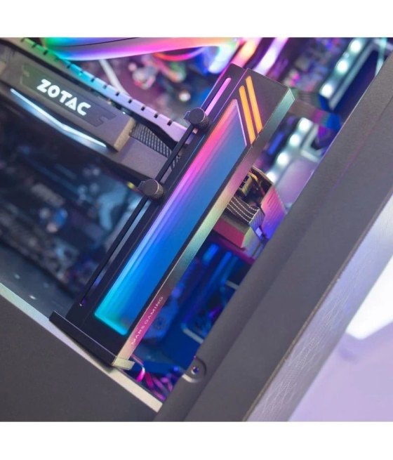 Soporte para tarjeta gráfica arb mars gaming mca-gcb/ compatibilidad universal/ negro