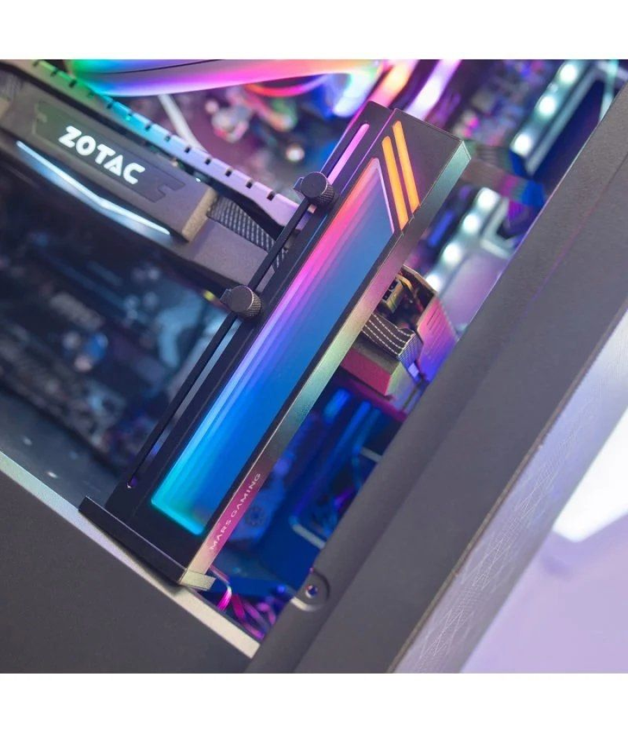 Soporte para tarjeta gráfica arb mars gaming mca-gcb/ compatibilidad universal/ negro