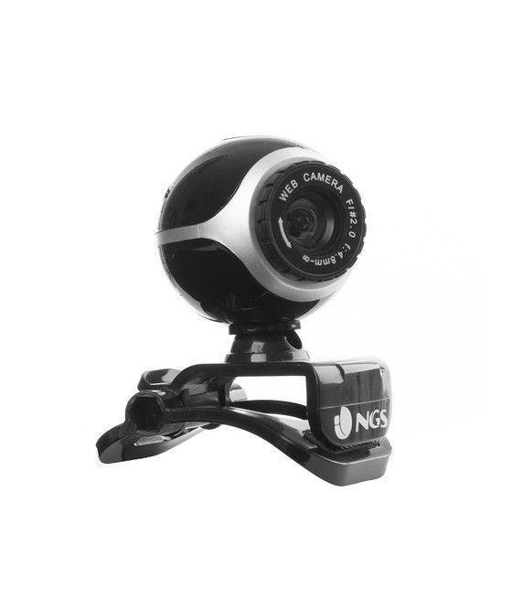 NGS Xpresscam300 cámara web 8 MP 1920 x 1080 Pixeles USB 2.0 Negro, Plata - Imagen 1