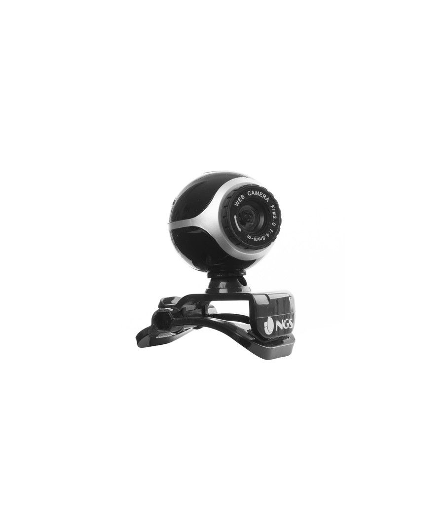 NGS Xpresscam300 cámara web 8 MP 1920 x 1080 Pixeles USB 2.0 Negro, Plata - Imagen 1