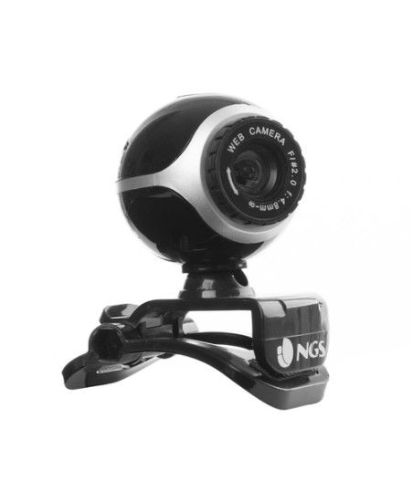 NGS Xpresscam300 cámara web 8 MP 1920 x 1080 Pixeles USB 2.0 Negro, Plata - Imagen 1
