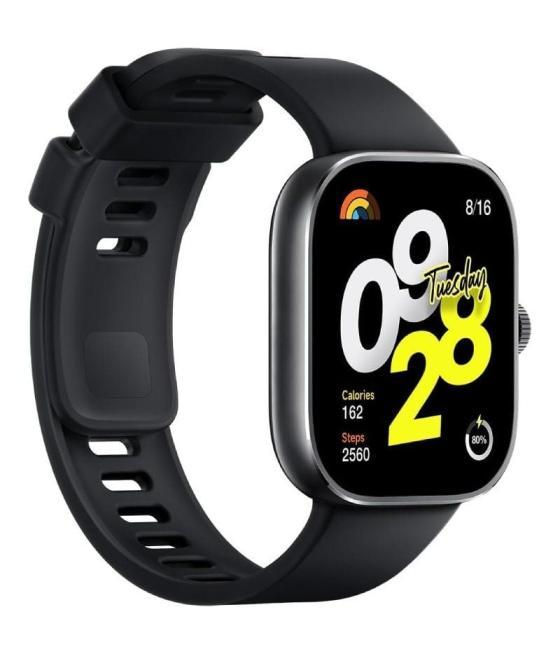 Smartwatch xiaomi redmi watch 4/ notificaciones/ frecuencia cardíaca/ gps/ negro