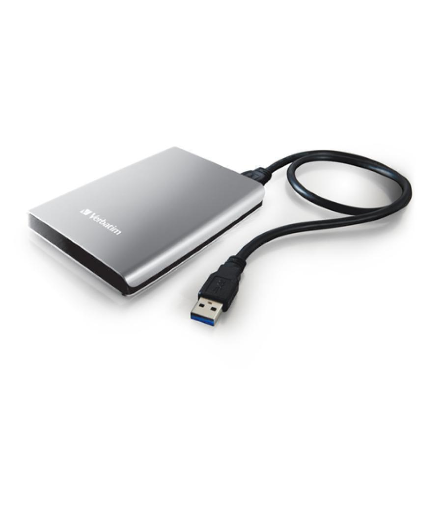 Verbatim Disco Duro Portátil Store 'n' Go USB 3.0 de 1 TB en color Plateado