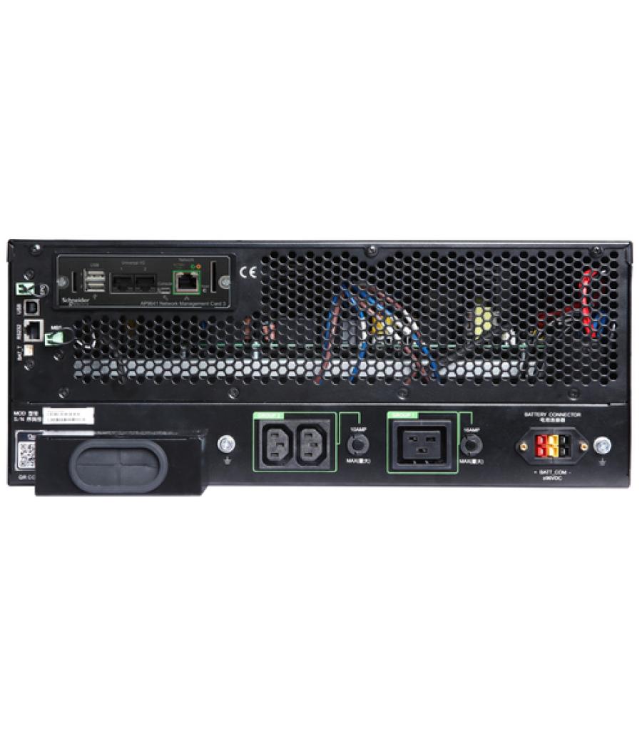 APC SRTG5KXLI sistema de alimentación ininterrumpida (UPS) Doble conversión (en línea) 5 kVA 5000 W 3 salidas AC