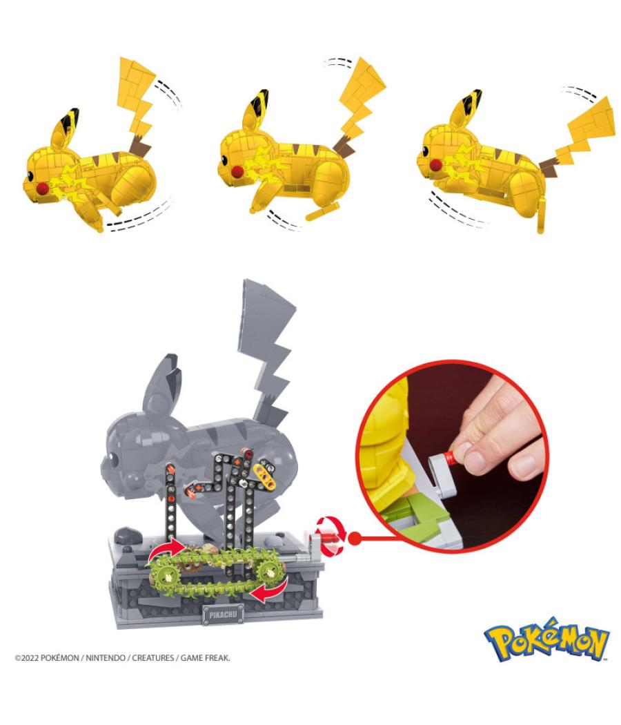 Figura mattel mega construx motion pokemon pikachu motion fig 24 cm