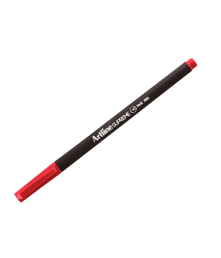 Rotulador artline supreme epfs200 fine liner punta de fibra rojo 0,4 mm