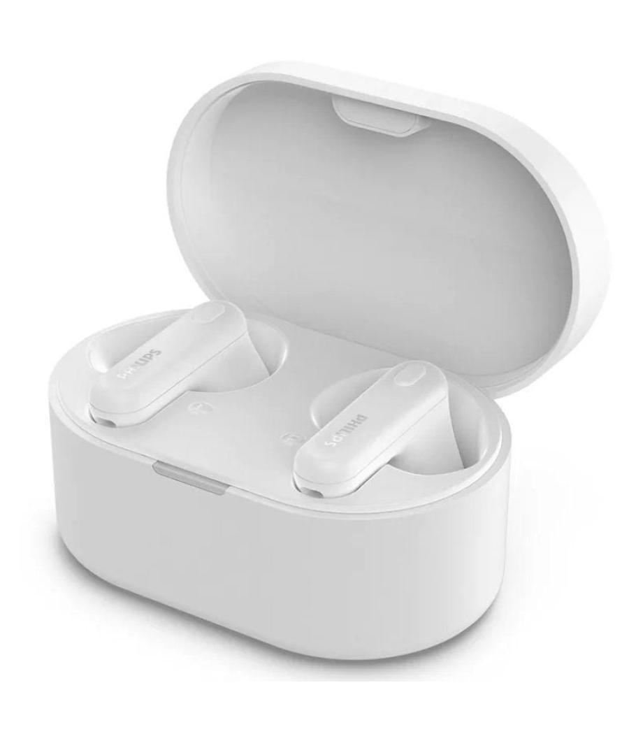 Auriculares inalámbricos philips tat1138wt/ con micrófono/ bluetooth/ blancos