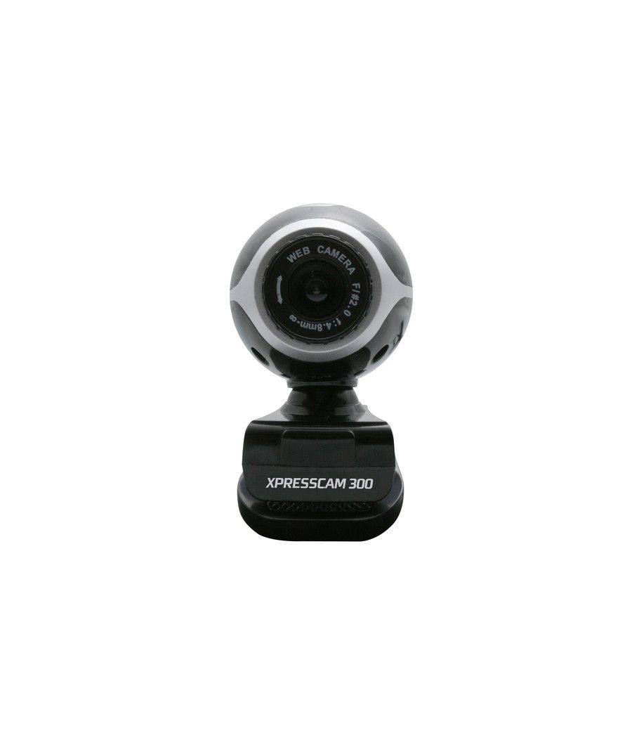 NGS Xpresscam300 cámara web 8 MP 1920 x 1080 Pixeles USB 2.0 Negro, Plata - Imagen 2