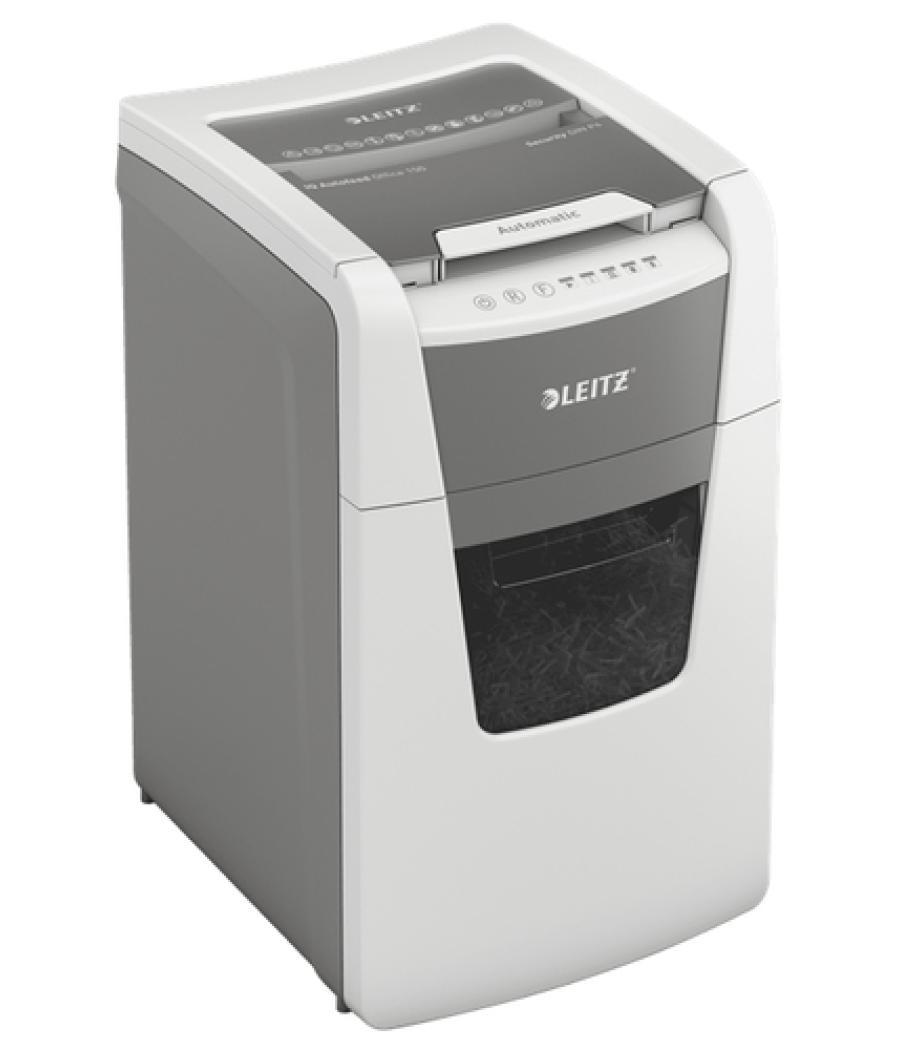 Leitz 80130000 triturador de papel Corte cruzado 22 cm Gris, Blanco