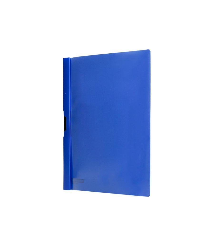 Carpeta beautone dossier pinza lateral 45302 polipropildin-a4 azul 25 h. pinza desliz-pack de 10 retráctilado