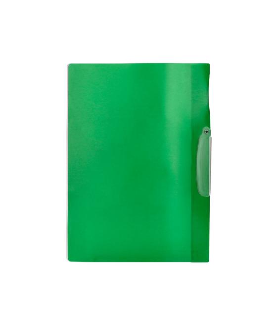Carpeta beautone dossier pinza lateral 48383 polipropildin a4 verde pinza giratoria -pack de 10 retráctilado