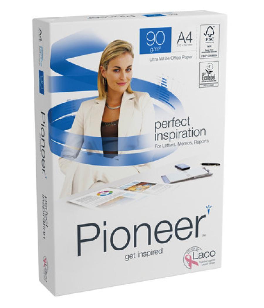 Paquete 500h papel perfect premium 90gr a4 pioneer cie 169 pnr0900073