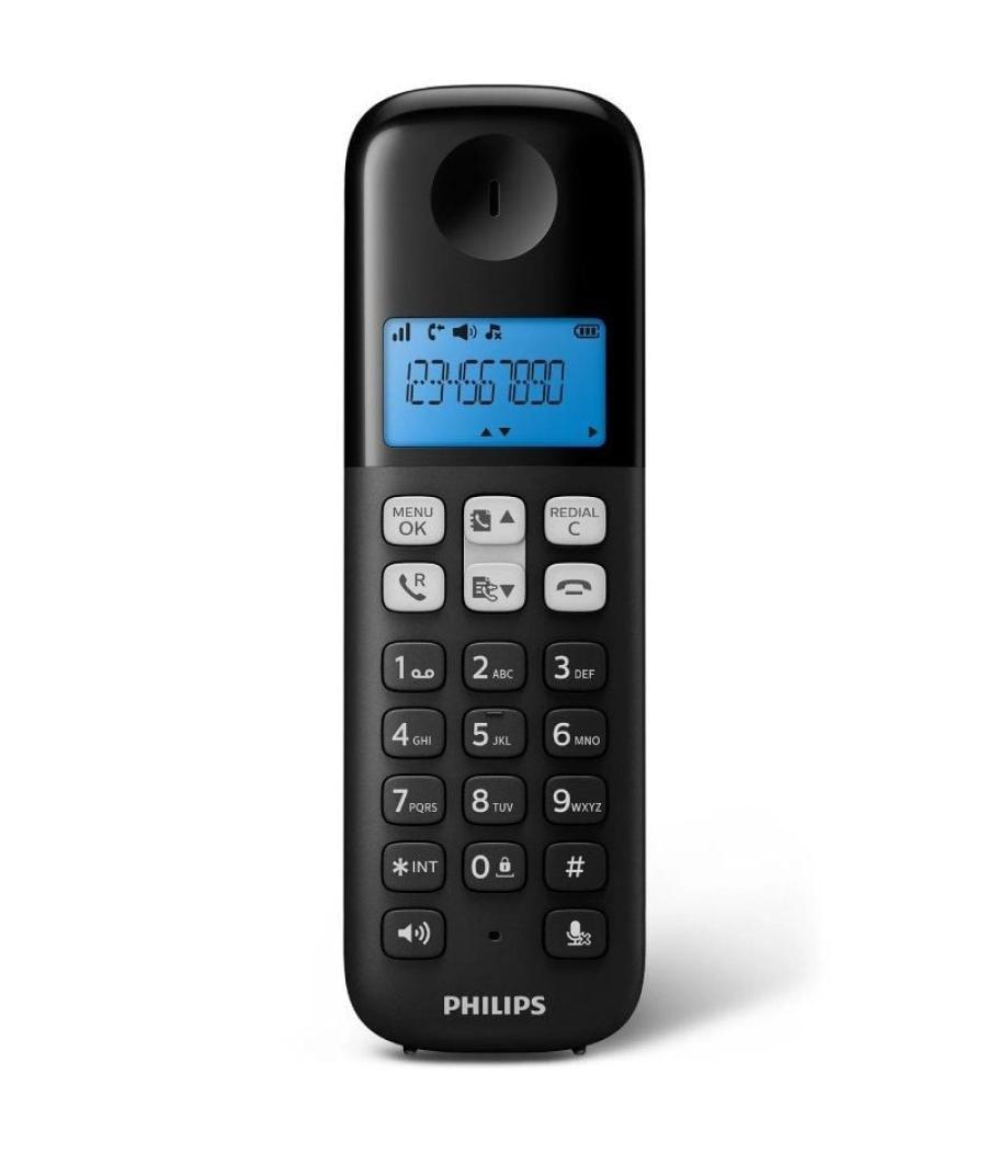 Teléfono inalámbrico philips d1611b/34/ negro