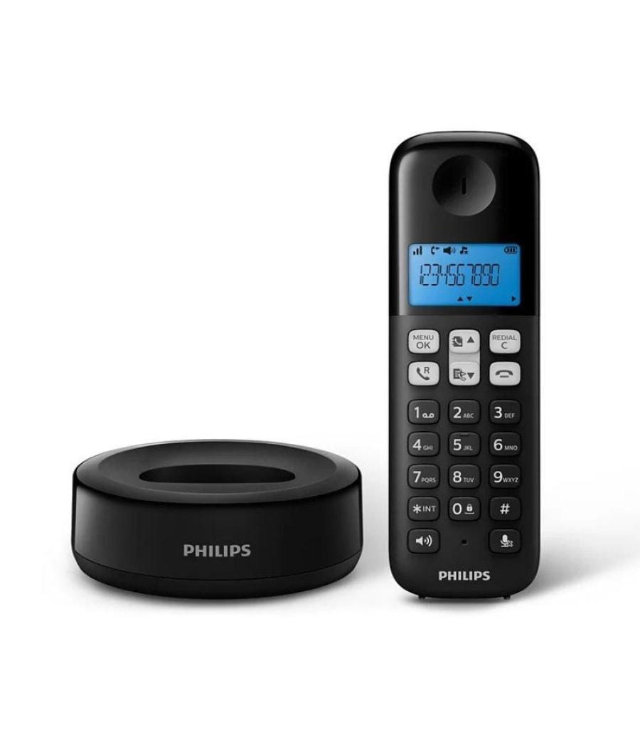 Teléfono inalámbrico philips d1611b/34/ negro