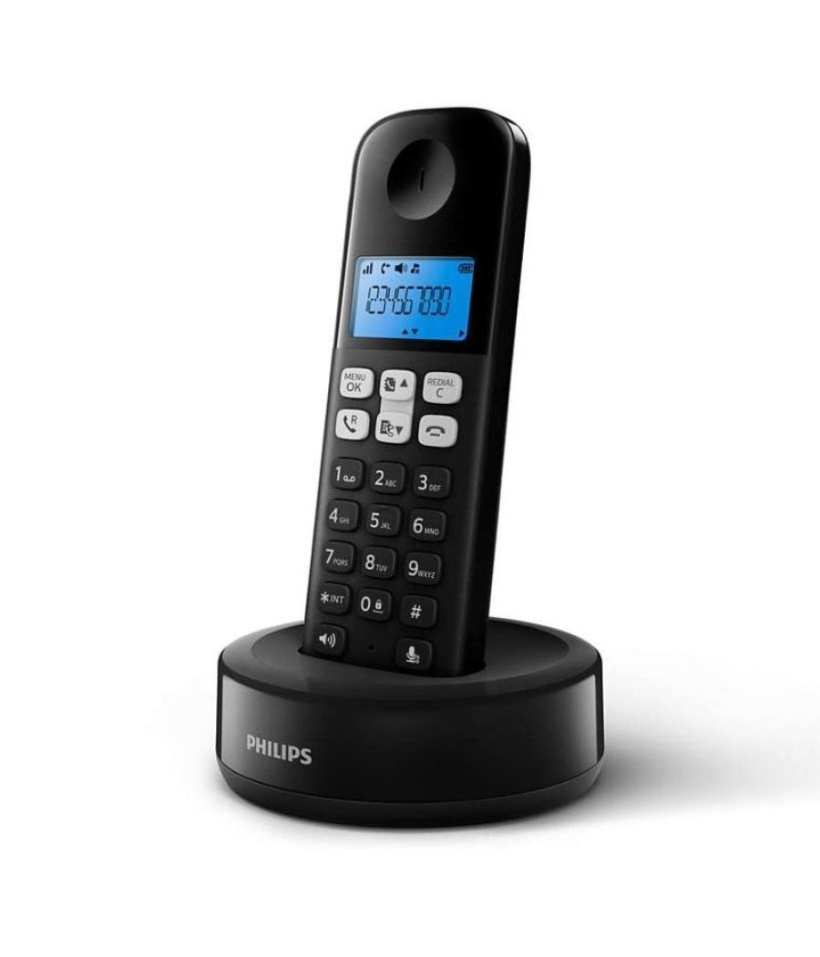 Teléfono inalámbrico philips d1611b/34/ negro