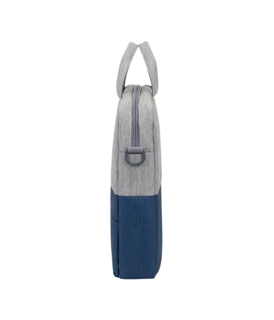 Rivacase 7532 grey/blue prater maletín 15,6" gris-