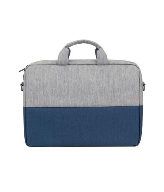 Rivacase 7532 grey/blue prater maletín 15,6" gris-