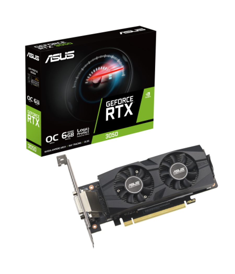 Asus geforce rtx 3050 lp brk oc edition nvidia 6 gb gddr6