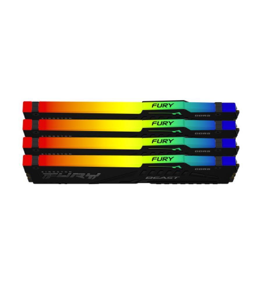 Kingston technology fury beast rgb módulo de memoria 64 gb 4 x 16 gb ddr5