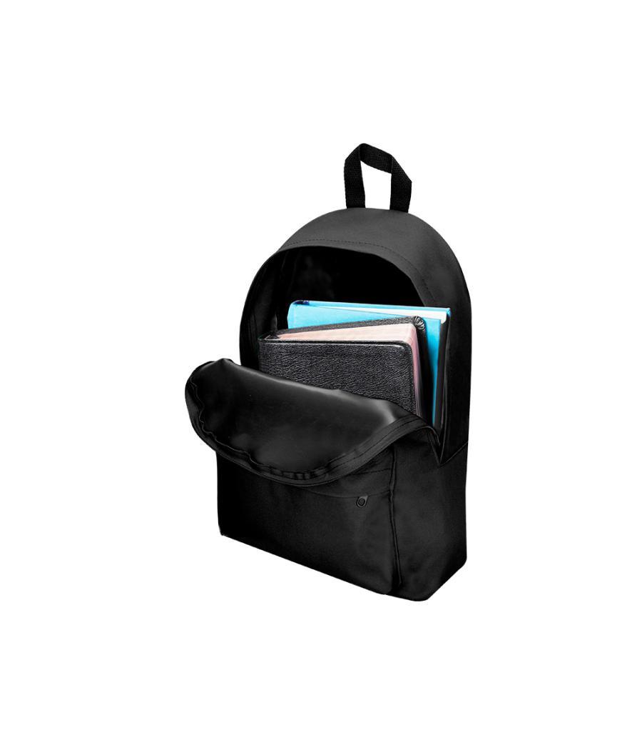 Cartera liderpapel mochila col or negro 400x125x300 mm